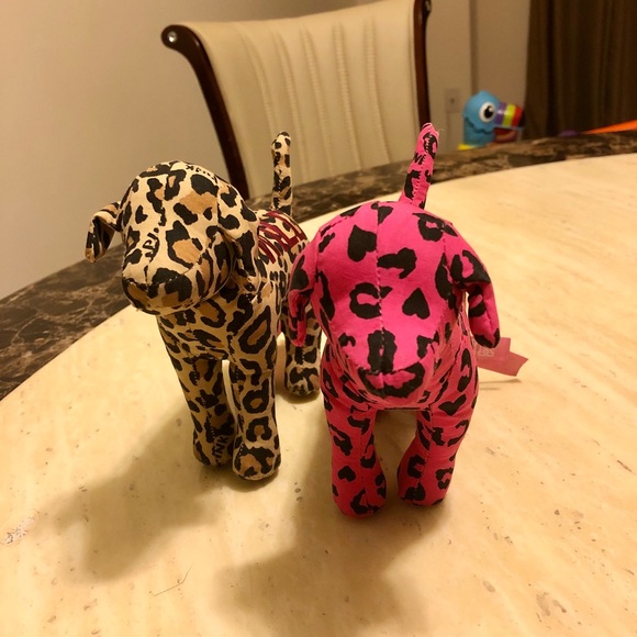 2 New Pink Victoria’s Secret Puppies
